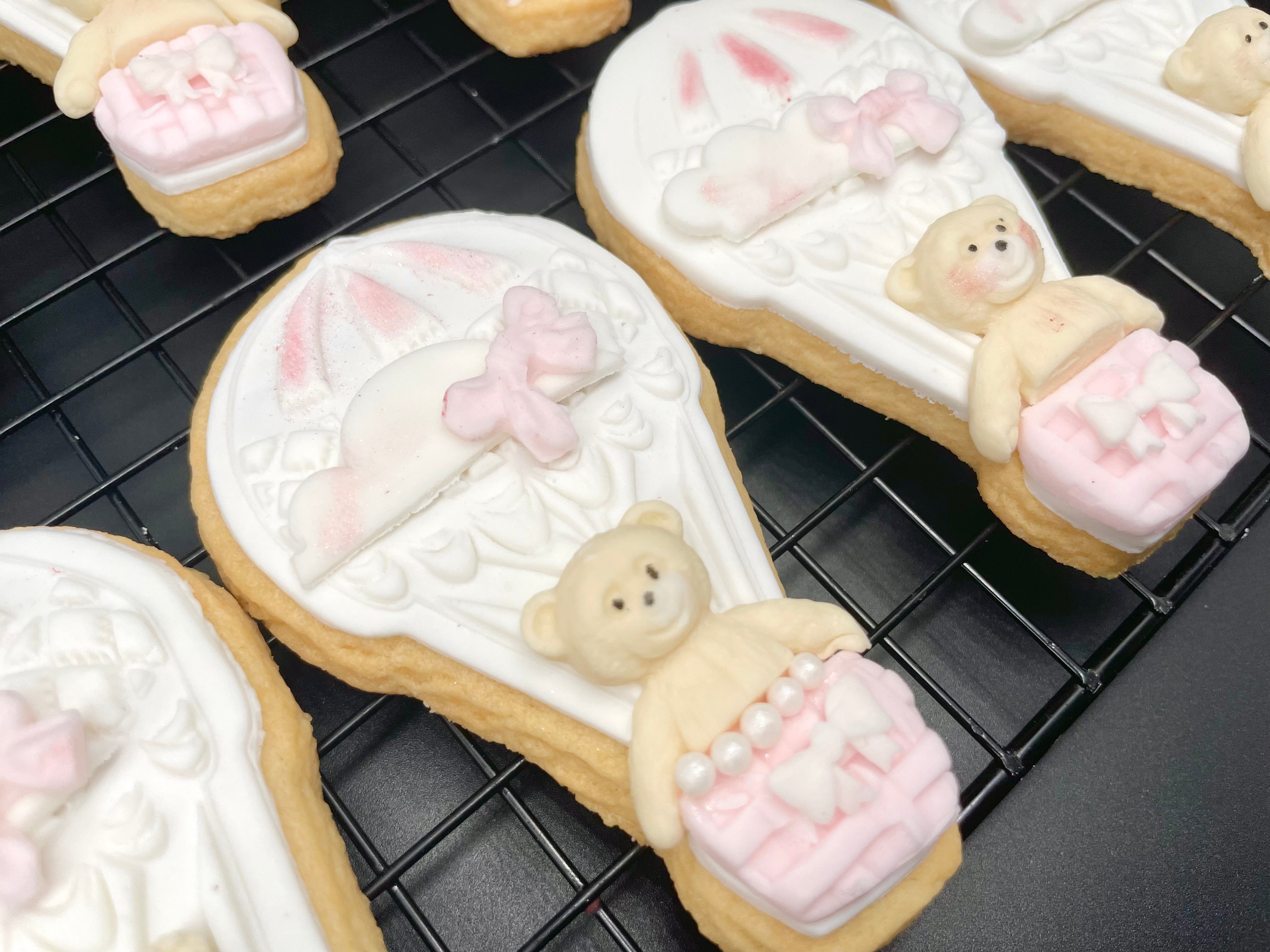 Hot Air Ballon Teddy biscuits