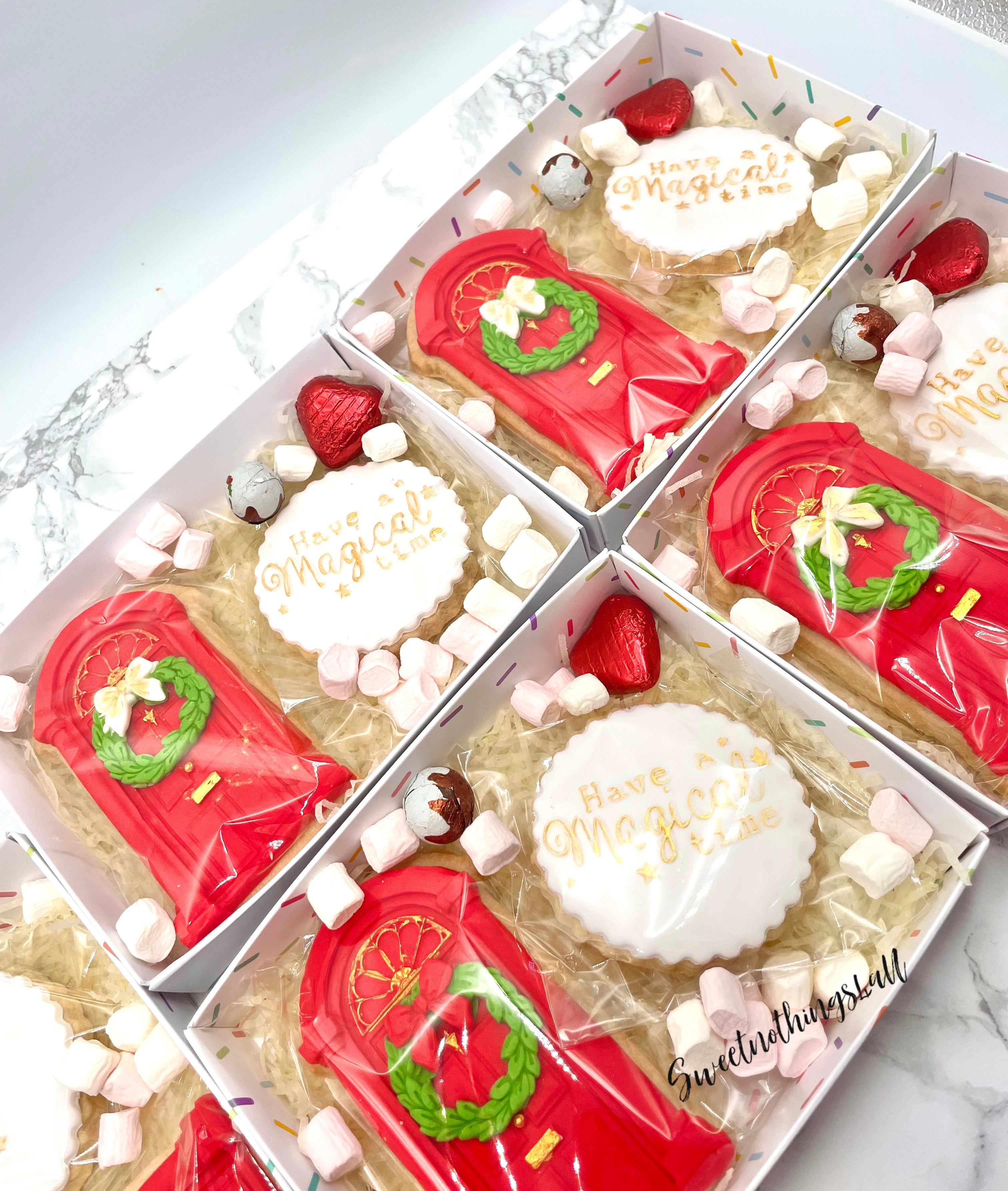 Festive Door Biscuit box