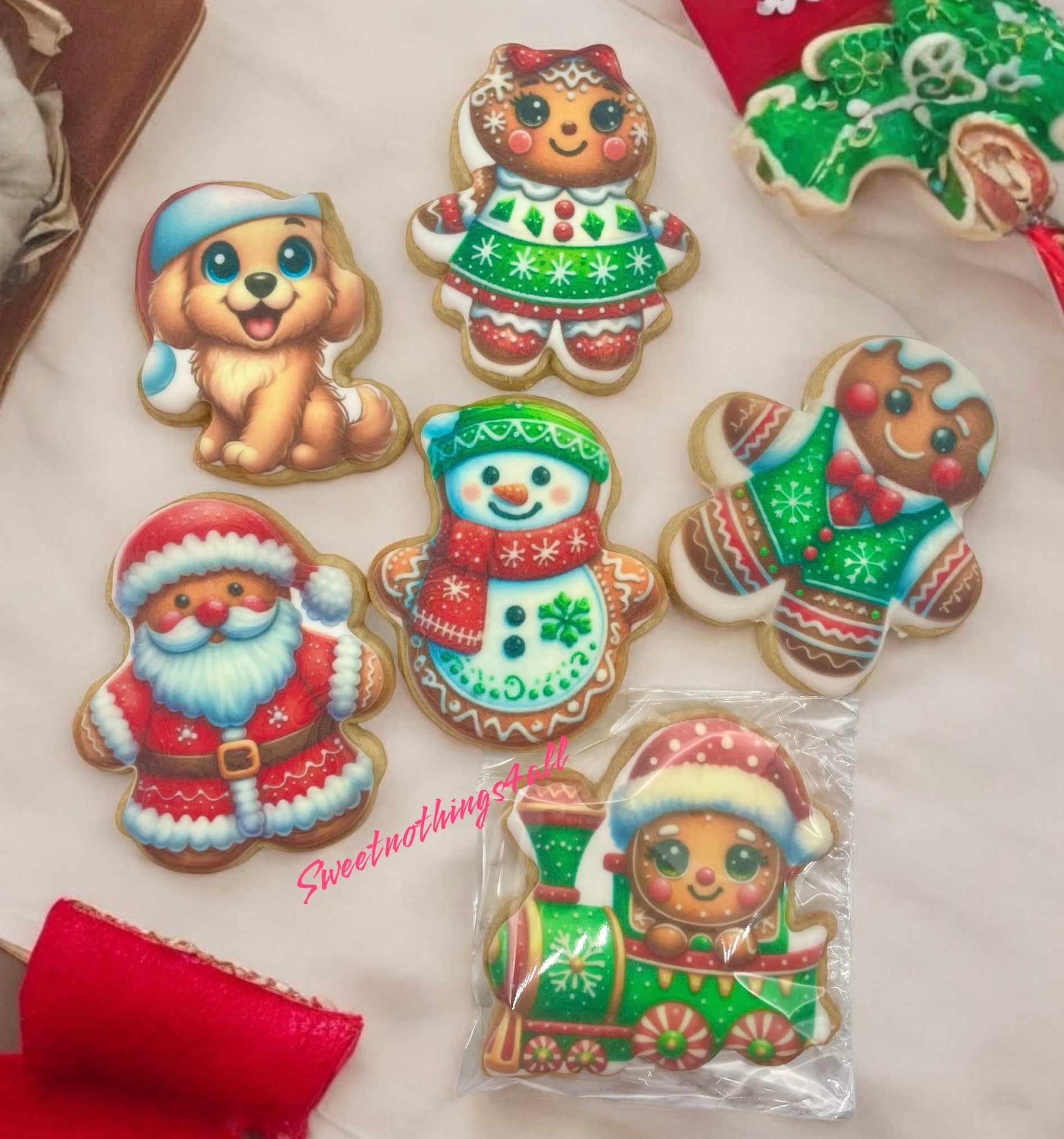 2 for £7 Snowman Cookie / Biscuit