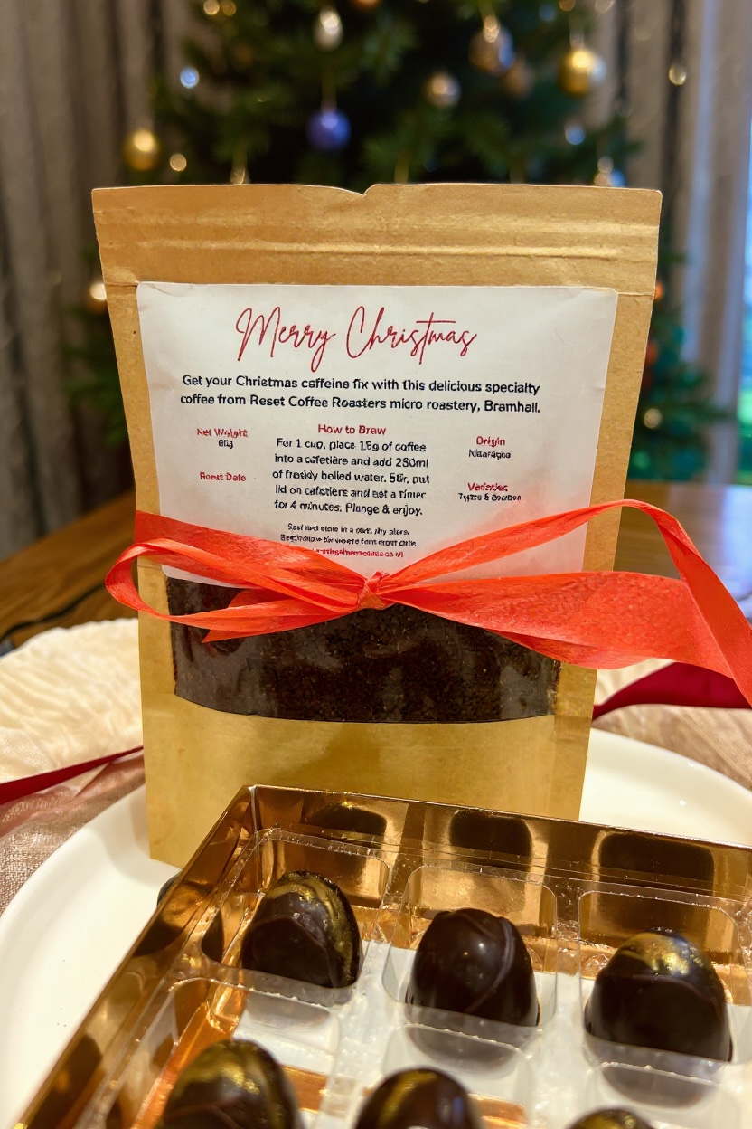 Coffee lover Combo- Belgian Chocolate truffles with Coffee bag
